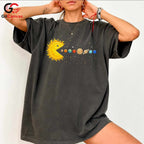 Space Galaxy Planet T-Shirt Sun And Planets Fun Themed Idea Men Women Gift