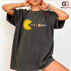 Space Galaxy Planet T-Shirt Sun And Planets Fun Themed Idea Men Women Gift