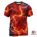 Spooky Electric 3D T-Shirt, Cool Unisex Halloween Graphic Tee Gift For Party Events