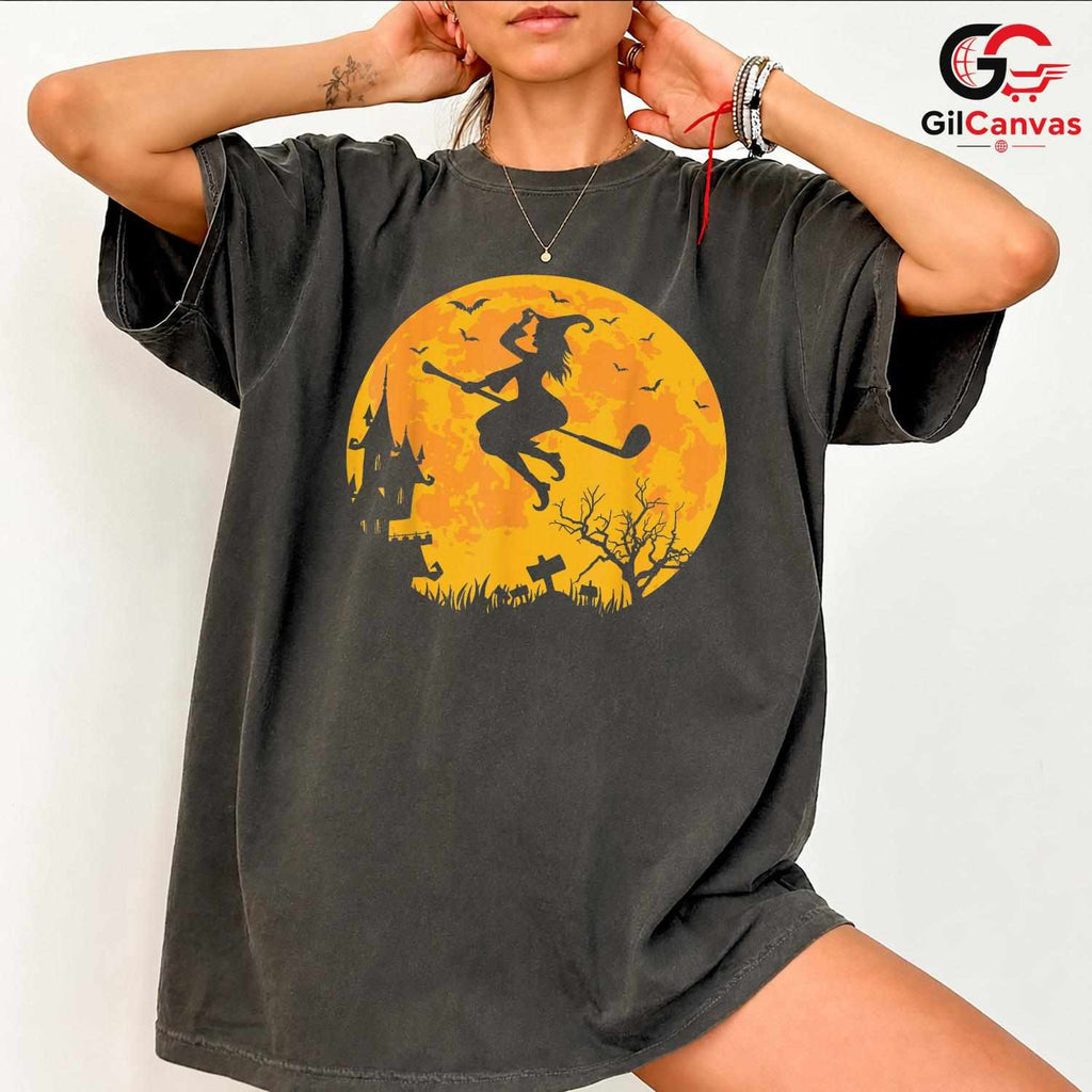 Spooky Halloween Witch Tee Shirt Unisex Perfect Event Lover Gift For Adults