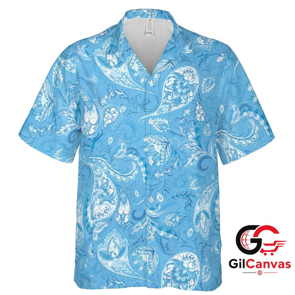 Stylish Floral Hawaiian Shirt Summer Outings Men Beach Casual Wear Outfits