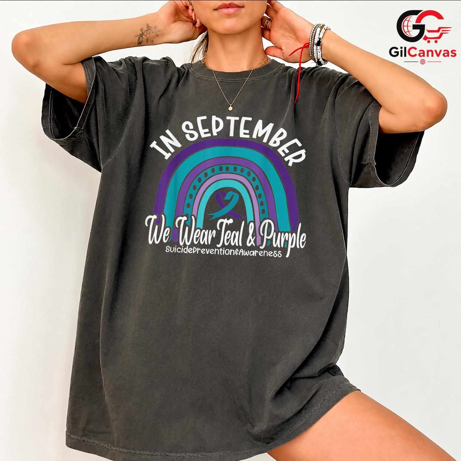 Suicide Prevention Event Shirt Unisex Awareness September Support Gift All Ages