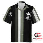 Summer Palm Tree Hawaiian Tee For Unisex Vacation Cool Tropical Style Outfit