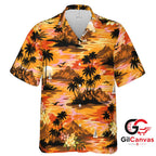 Tropical Floral Hawaiian Shirt For Men Beach Vacation Summer Apparel Outfit Vibe