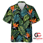 Tropical Floral Hawaiian Shirt For Men Perfect Summer Vacations Beach Attire