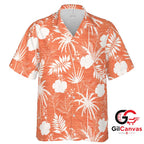 Tropical Floral Hawaiian Shirt For Summer Unisex Lightweight Casual Attire