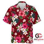 Tropical Floral Hawaiian Shirt Perfect For Men Beach Vacations Summer Style