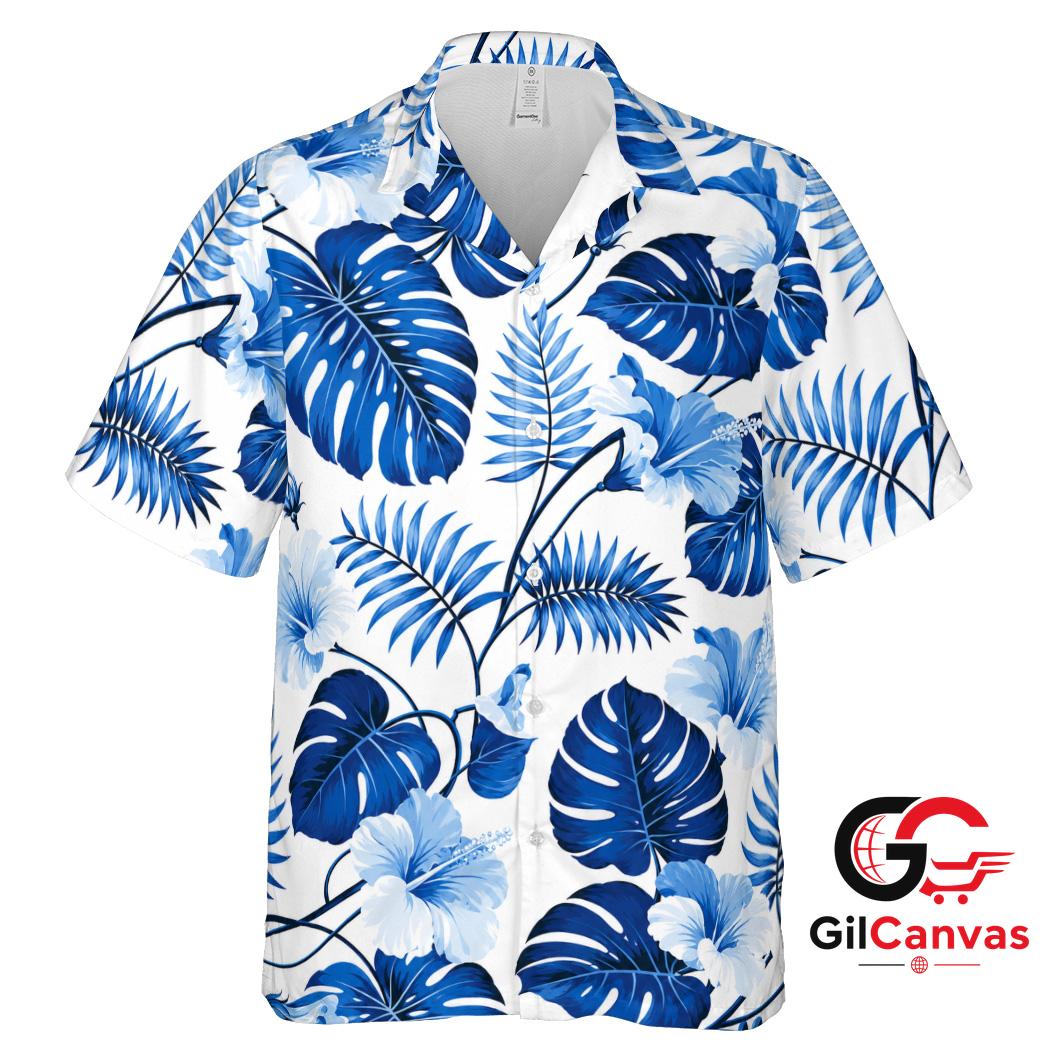 Tropical Floral Hawaiian Shirt Summer Style Unisex Vacation Beachwear Vibe