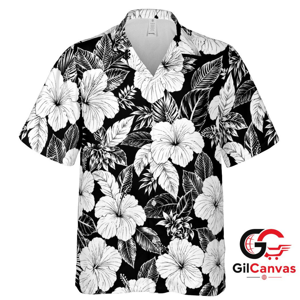 Tropical Hibiscus Hawaiian Tee For Unisex Summer Vacations Beachwear Apparel