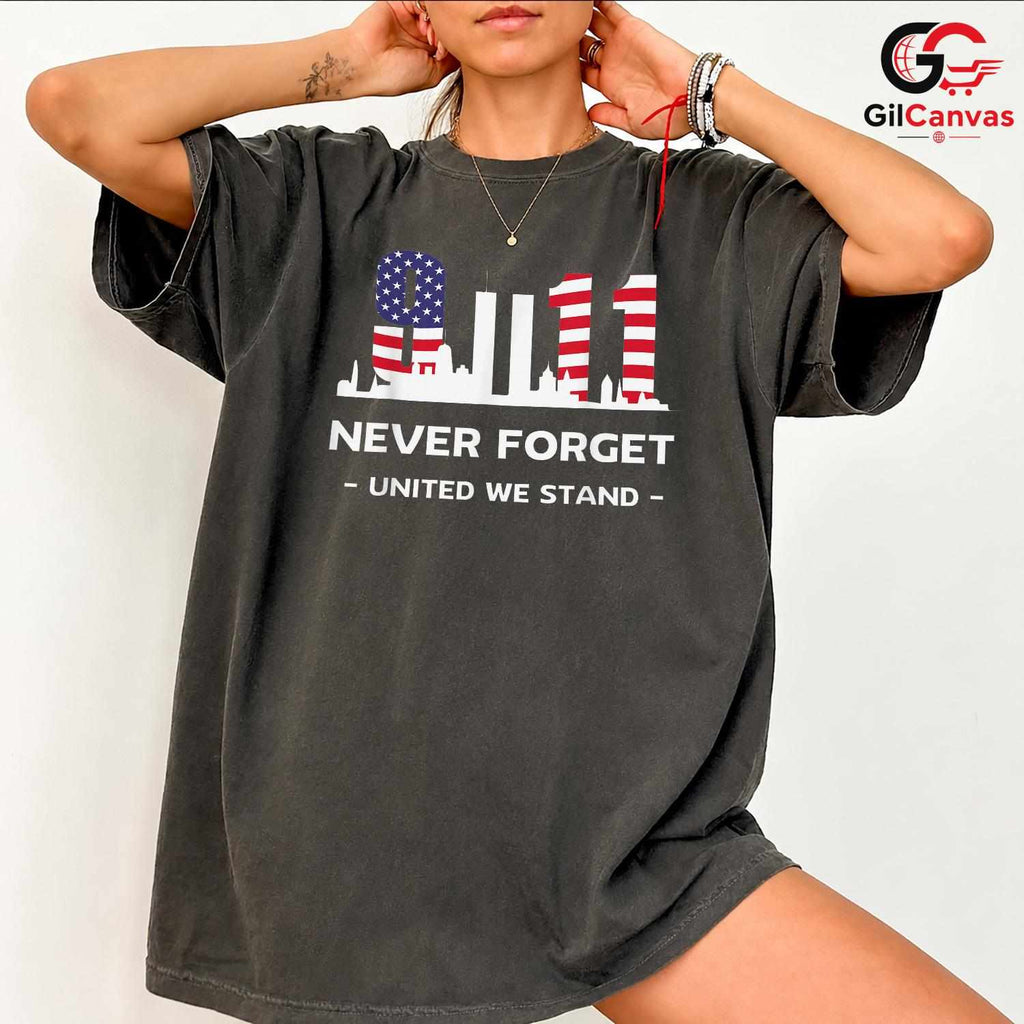 United We Stand Memorial Shirt Unisex Never Forget Patriot Day Gift For All
