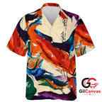 Vibrant Floral Hawaiian Shirt For Summer Fun Perfect Women Casual Outfits