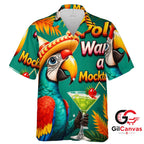 Vibrant Parrot Hawaiian Shirt For Summer Parties Unisex Tropical Styles