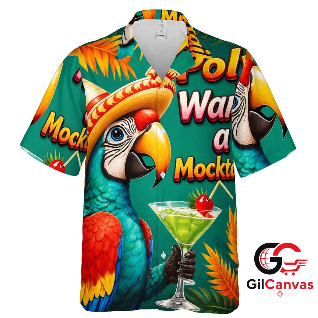 Vibrant Parrot Hawaiian Shirt For Summer Parties Unisex Tropical Styles