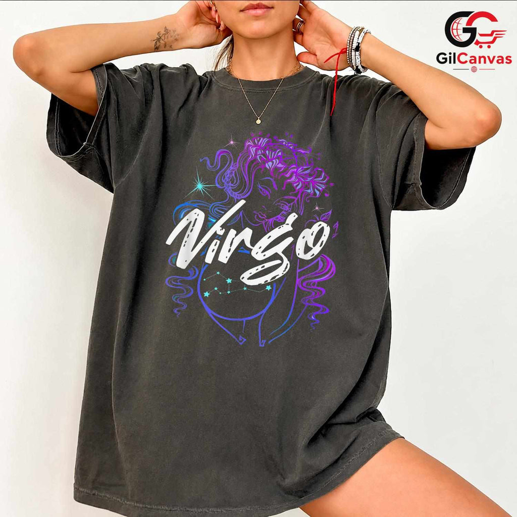 Virgo Zodiac Sign Cosmic Shirt Unisex Astrology Lover Birthday Event Gift
