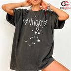 Virgo Zodiac Sign Event Tee Shirt Unisex Astrology Lover Birthday Celebration