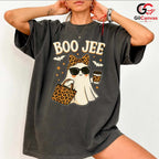 Women Boo Jee Ghost Tee Shirt Unisex Perfect Spooky Fall Event Gift For Her