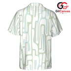 Abstract Pattern Beach Shirt, Lightweight Men Summer Vacation Casual Top