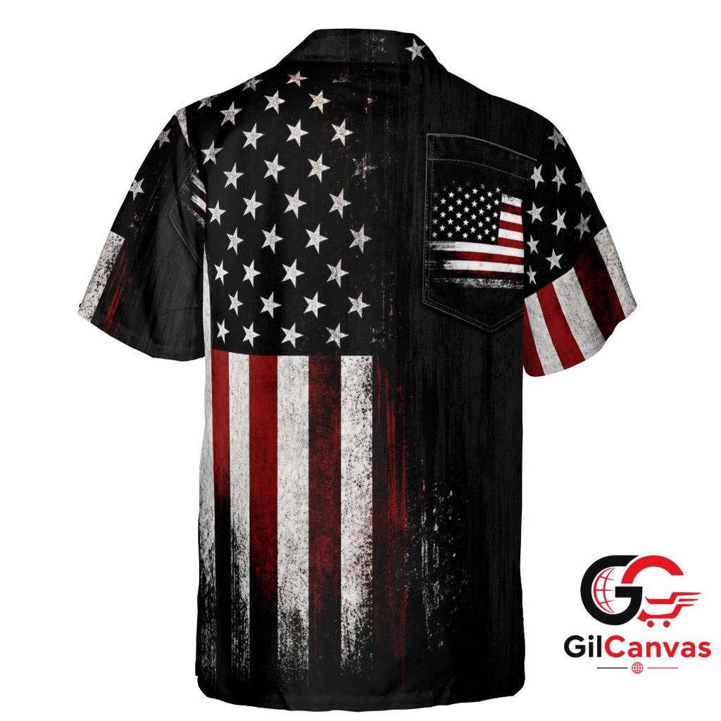 American Flag Hawaiian Shirt For Independence Day Unisex Patriotic Apparel