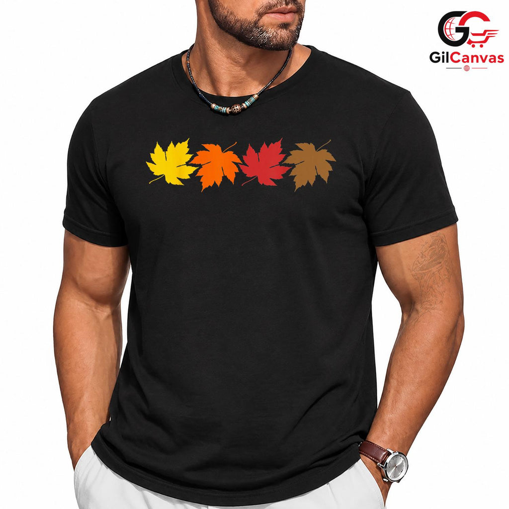 Autumn Leaves Celebrate Shirt Unisex Perfect Cozy Nature Lover Fall Season Gift