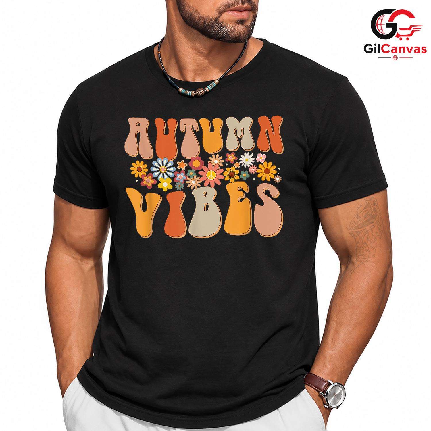 Autumn Vibes Fall Season Shirt Unisex Cozy Celebration Gift Friends Family