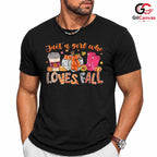 Autumn Vibes Girl T-Shirt Unisex Cute Fall Season Perfect Gift Idea Teens