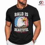 Bald Eagle American T-Shirt Patriotic Independence Day Unisex US Flag Apparel