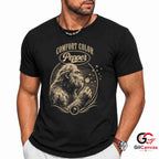Bigfoot Dandelion Wish T-Shirt Cryptid Wilderness Art Unisex Graphic Apparel Tee