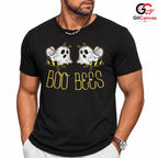 Boo Bees Ghost Halloween T-Shirt Unisex Funny Spooky Season Gift For Adults