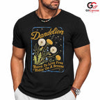 Born To Live Free Floral T-Shirt Botanical Nature Lover Unisex Graphic Apparel