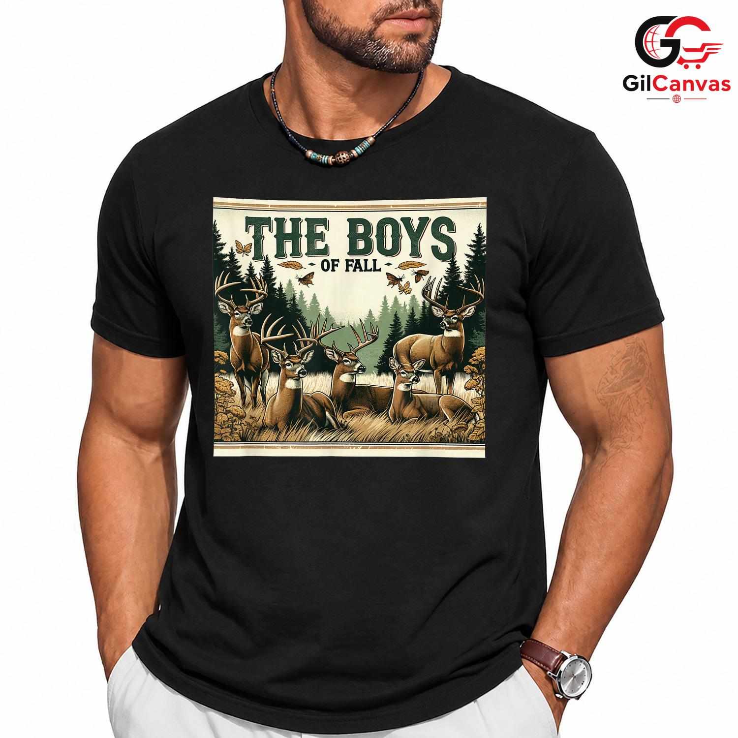 Boys Of Fall Sports T-Shirt Unisex Outdoor Nature Enthusiast Perfect Gift Idea