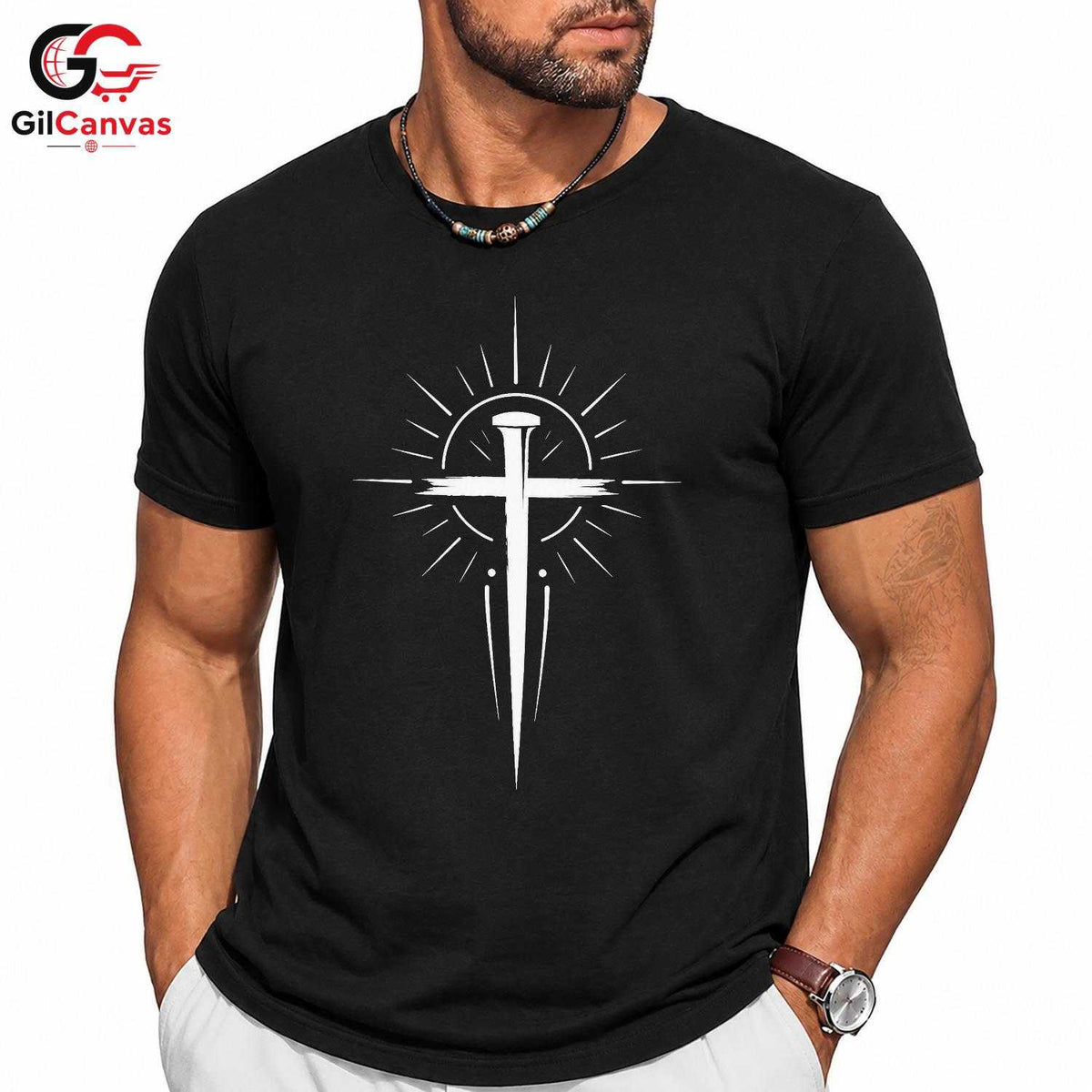 Christian Cross Graphic Tee Religious Apparel Custom Design Men Women Shirt
