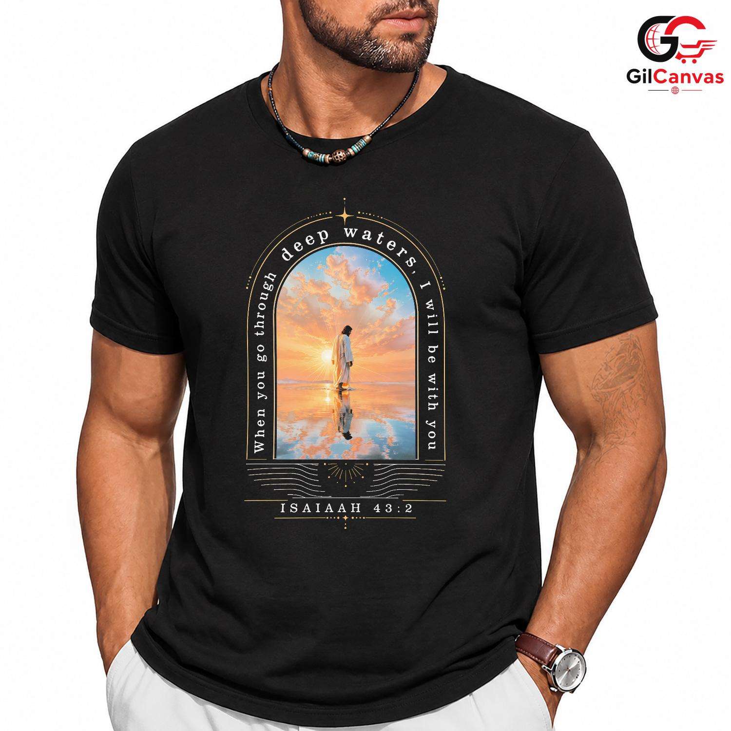 Christian Jesus Faith T-Shirt Inspirational Quote Unisex Religious Apparel
