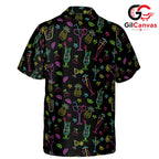 Colorful Cocktail Hawaiian Shirt, Casual Unisex Wear For Summer Beach Parties