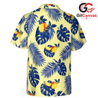 Colorful Tropical Floral Shirt, Unisex Vibrant Vibes For Summer Beach Fun