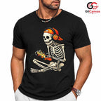 Cool Gaming Skeleton Halloween T-Shirt Unisex Perfect Gamer Birthday Gift