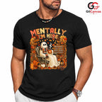 Cozy Ghost Character T-Shirt Unisex Spooky Fall Halloween Gift Adults Teens