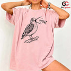 Custom Bird Illustration T-Shirt Nature Watcher Unique Unisex Gift Apparel