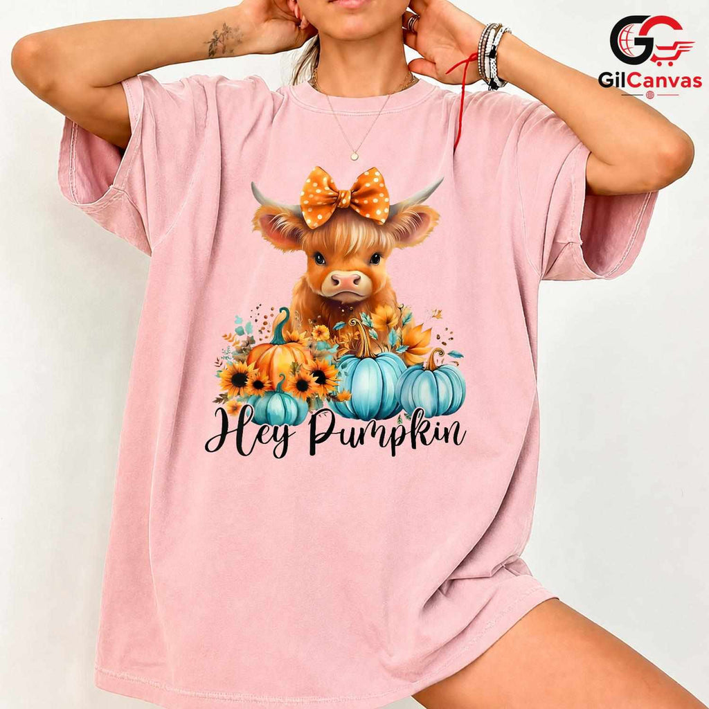 Cute Hey Pumpkin Fall T-Shirt Unisex Autumn Celebration Perfect Gift Kids