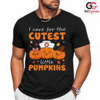 Cute Pumpkin Nurse T-Shirt Unisex Fun Fall Halloween Medical Gift For Kids