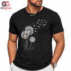 Dandelion Graphic T-Shirt Motivational Custom Design Inspirational Women Gift