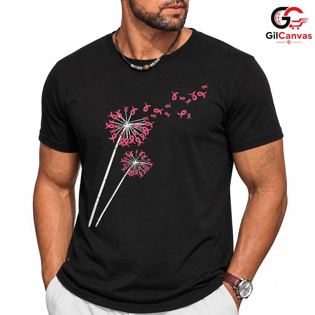 Dandelion Music Notes Tee Shirt Unisex Nature Enthusiast Gift For Music Lovers