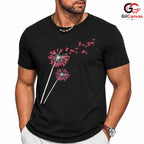 Dandelion Music Notes Tee Shirt Unisex Nature Enthusiast Gift For Music Lovers