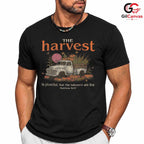 Faith Harvest Truck T-Shirt Unisex Vintage Pumpkin Thanksgiving Autumn Gift