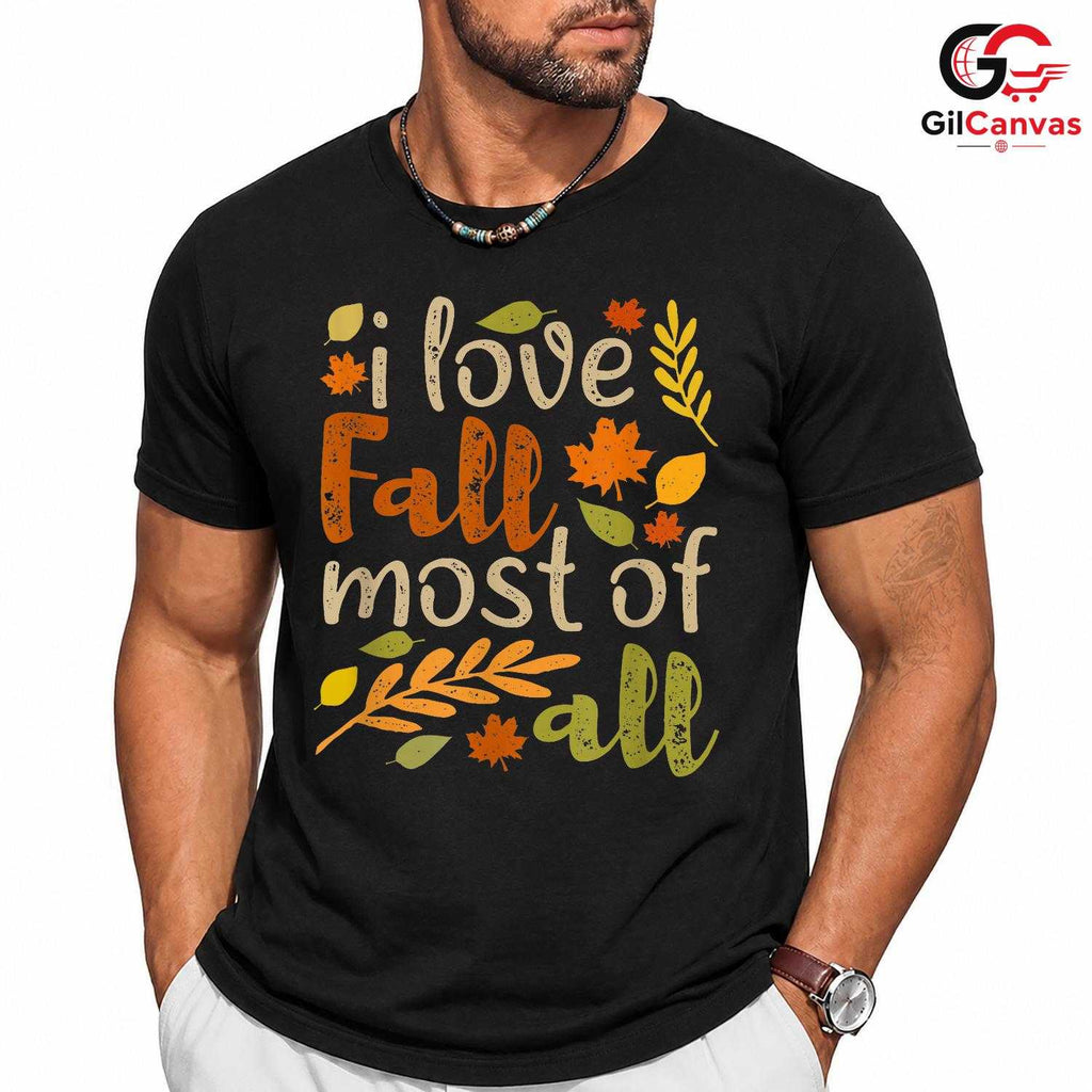 Fall Autumn Lover Seasonal Tee Unisex Perfect Cozy Gift For Kids And Adults