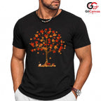 Fall Tree Nature Lover T-Shirt Unisex Cozy Autumn Seasonal Gift Kids Adults