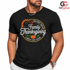Family Thanksgiving Turkey T-Shirt Unisex Autumn Harvest Time Spent Together