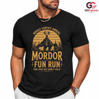 Fantasy Volcano Run T-Shirt Epic Ring Quest Event Unisex Running Graphic Tee
