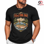 Fathers Day Trout Fishing T-Shirt Outdoor Angler Dad Unisex Graphic Apparel