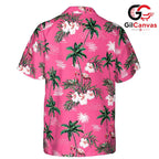 Flamingo Hawaiian Shirt for Women, Stylish Tropical Fun Summer Gatherings
