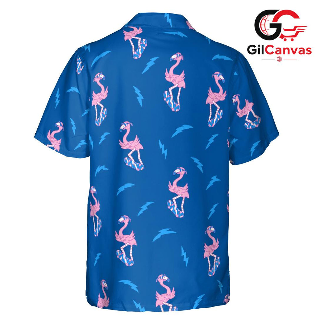Flamingo Tropical Shirt Men, Fun Summer Gatherings & Beach Vacation Vibes